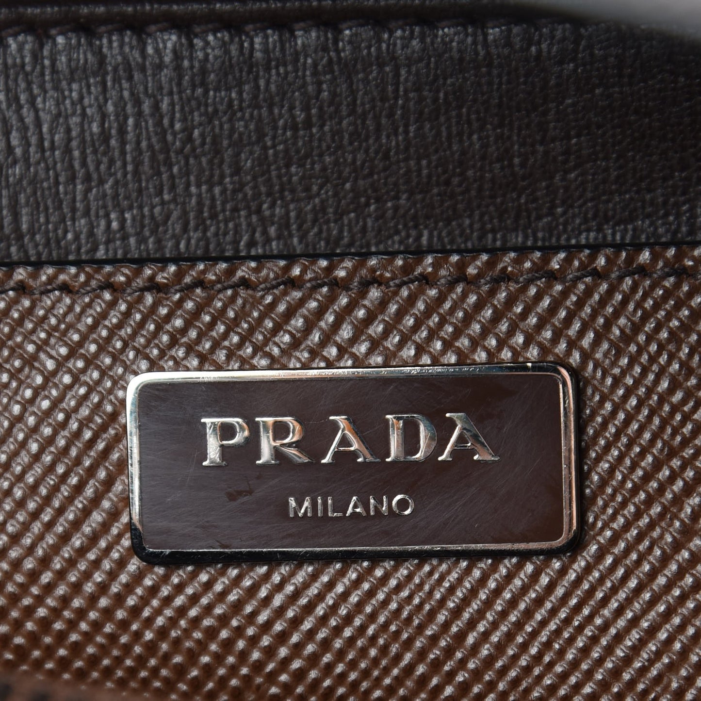 Saffiano Cuir Twin Tote Cocoa