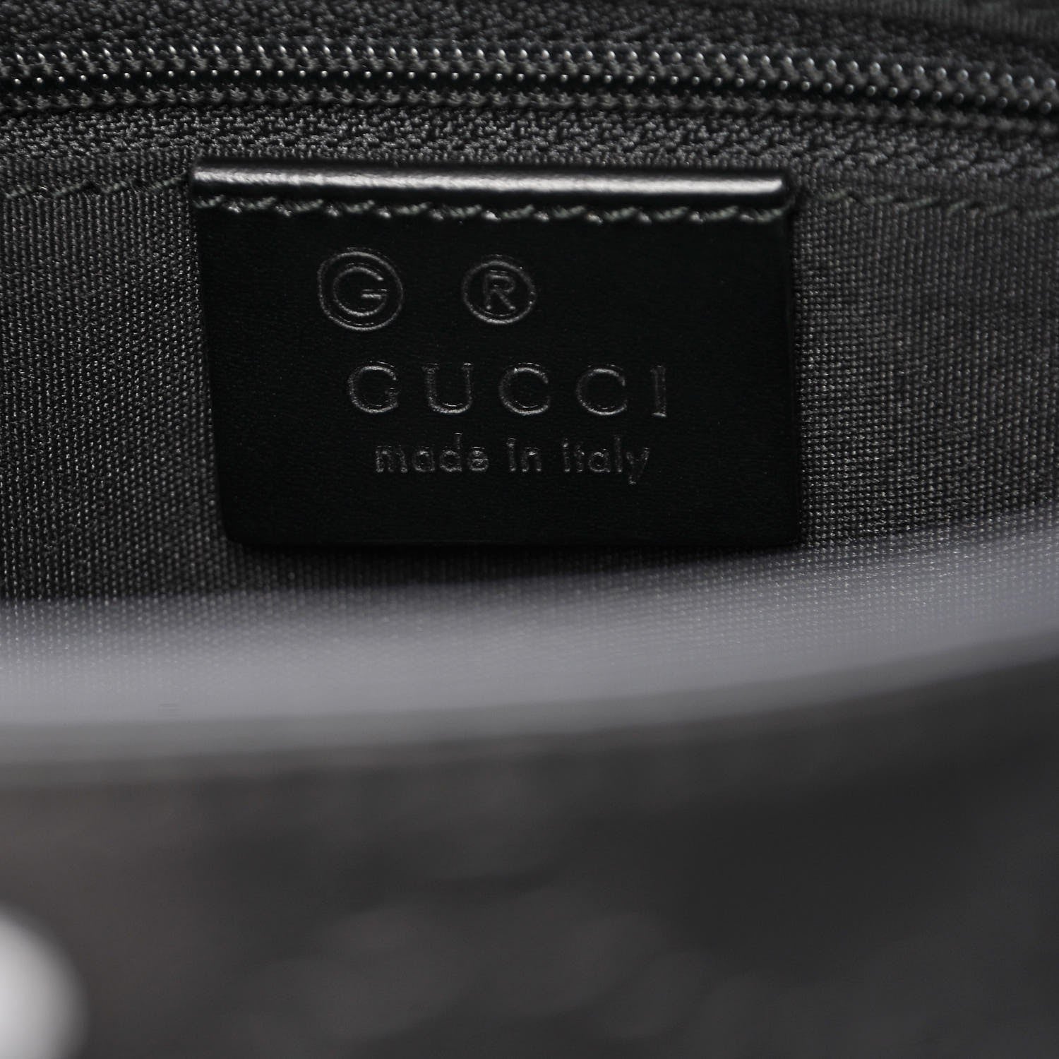 Gucci Guccissima Signature Shoulder Bag Black 6 of 7