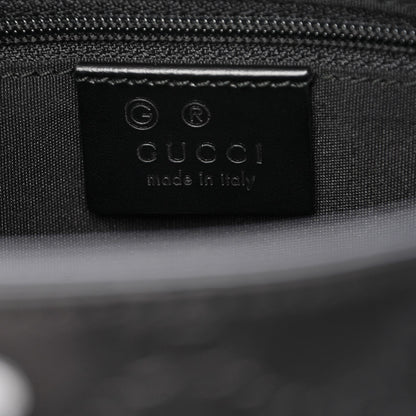 Gucci Guccissima Signature Shoulder Bag Black 6 of 7