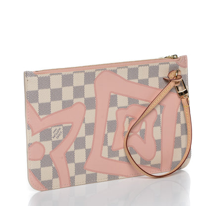 Louis Vuitton Damier Azur Tahitienne Neverfull MM GM Pochette 3 of 7