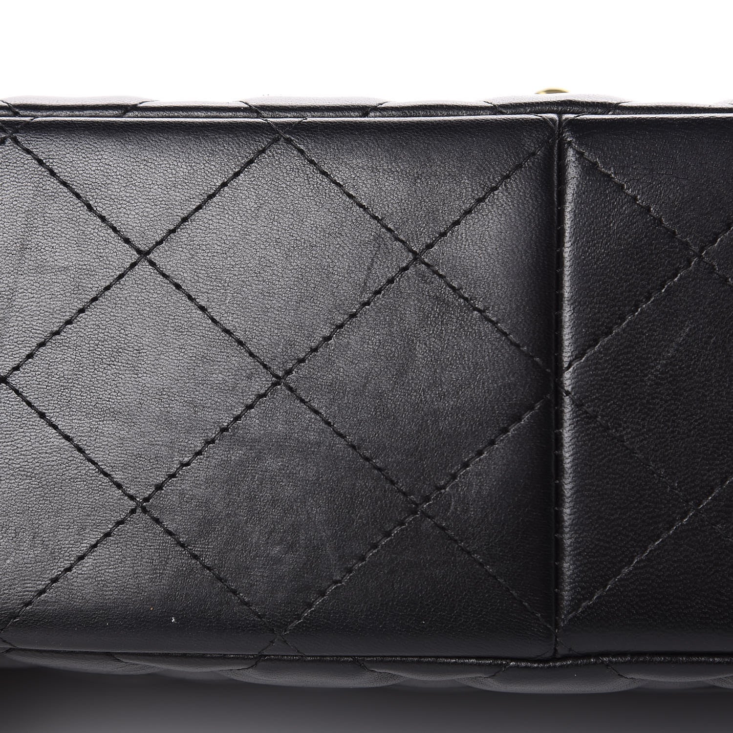 Chanel Lambskin Quilted Jumbo Double Flap Black 10 of 16