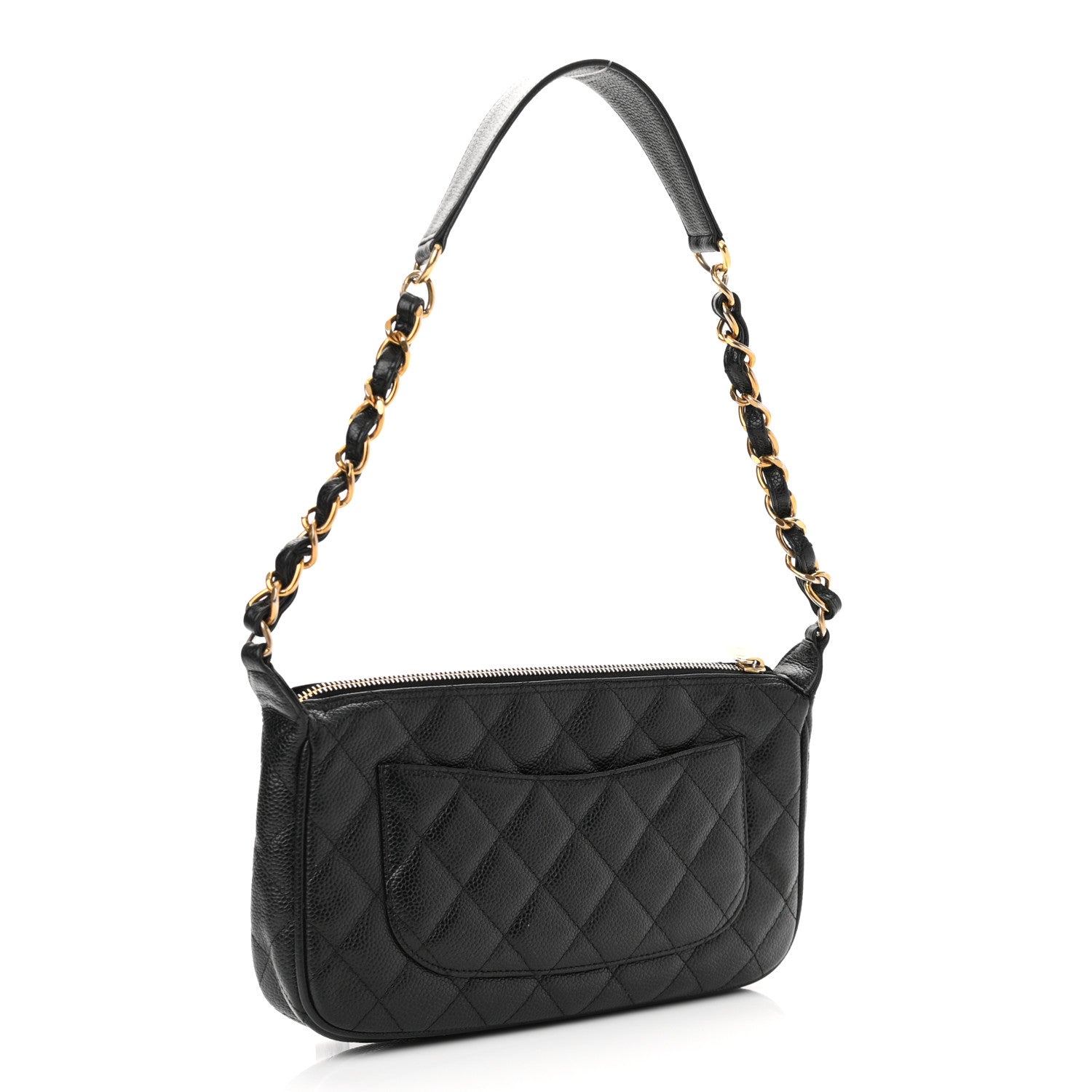 Chanel Caviar Quilted Timeless CC Shoulder Bag Black 3 of 10