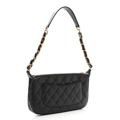 Chanel Caviar Quilted Timeless CC Shoulder Bag Black 3 of 10
