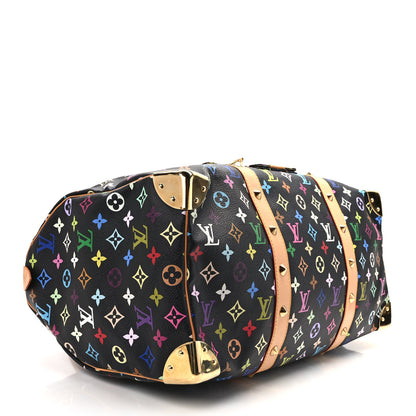 Louis Vuitton Monogram Multicolor Keepall 45 Black 3 of 10