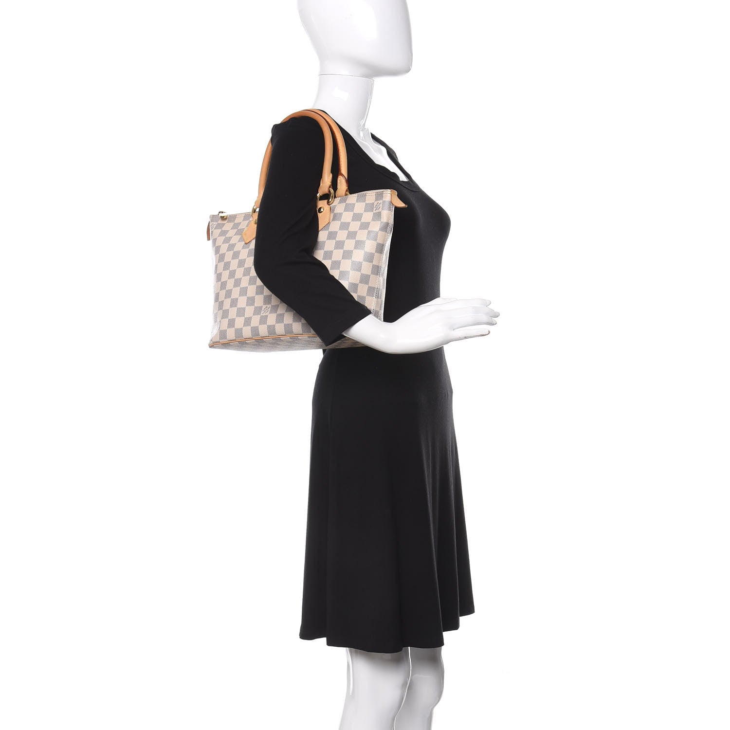 Louis Vuitton Damier Azur Saleya PM 2 of 17