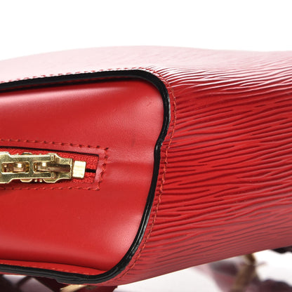 Louis Vuitton Epi Mabillon Backpack Castillan Red 8 of 9