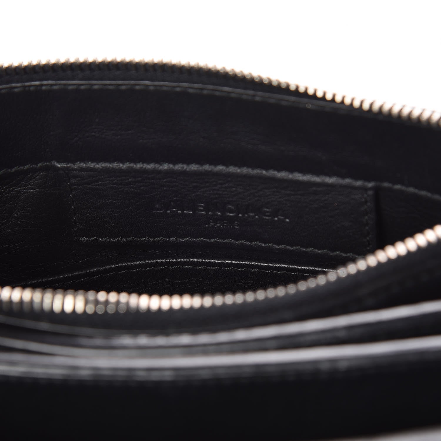 Balenciaga Veau Papier Triple XS Zip Around Crossbody Black 8 of 11