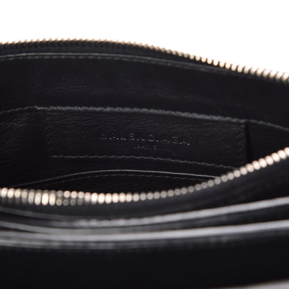 Balenciaga Veau Papier Triple XS Zip Around Crossbody Black 8 of 11