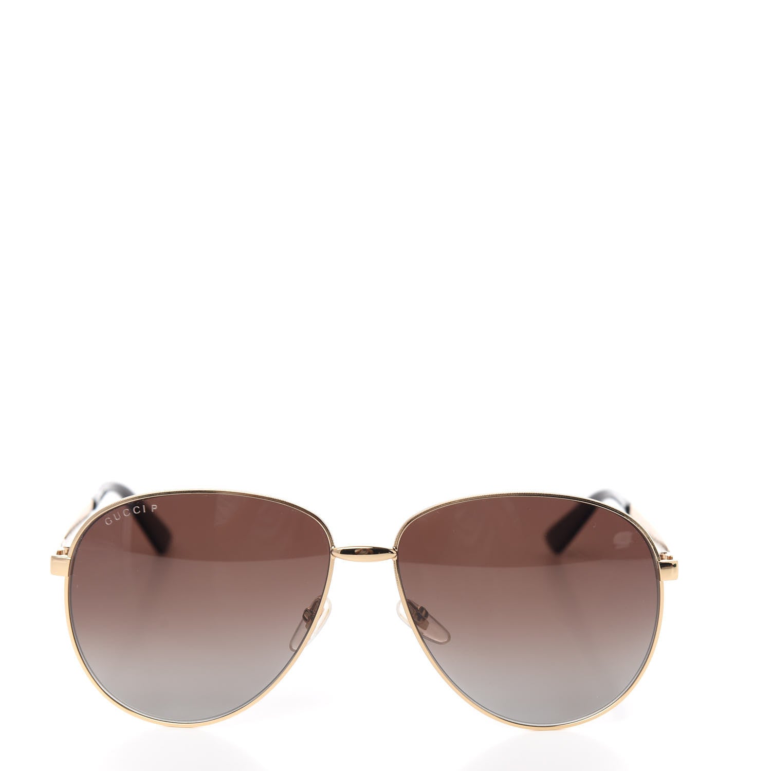 Gucci Web Aviator Sunglasses GG0138S Brown 2 of 7