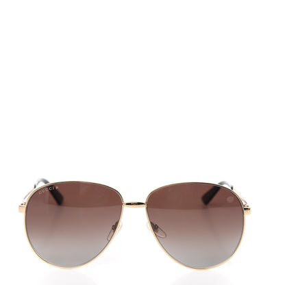 Gucci Web Aviator Sunglasses GG0138S Brown 2 of 7