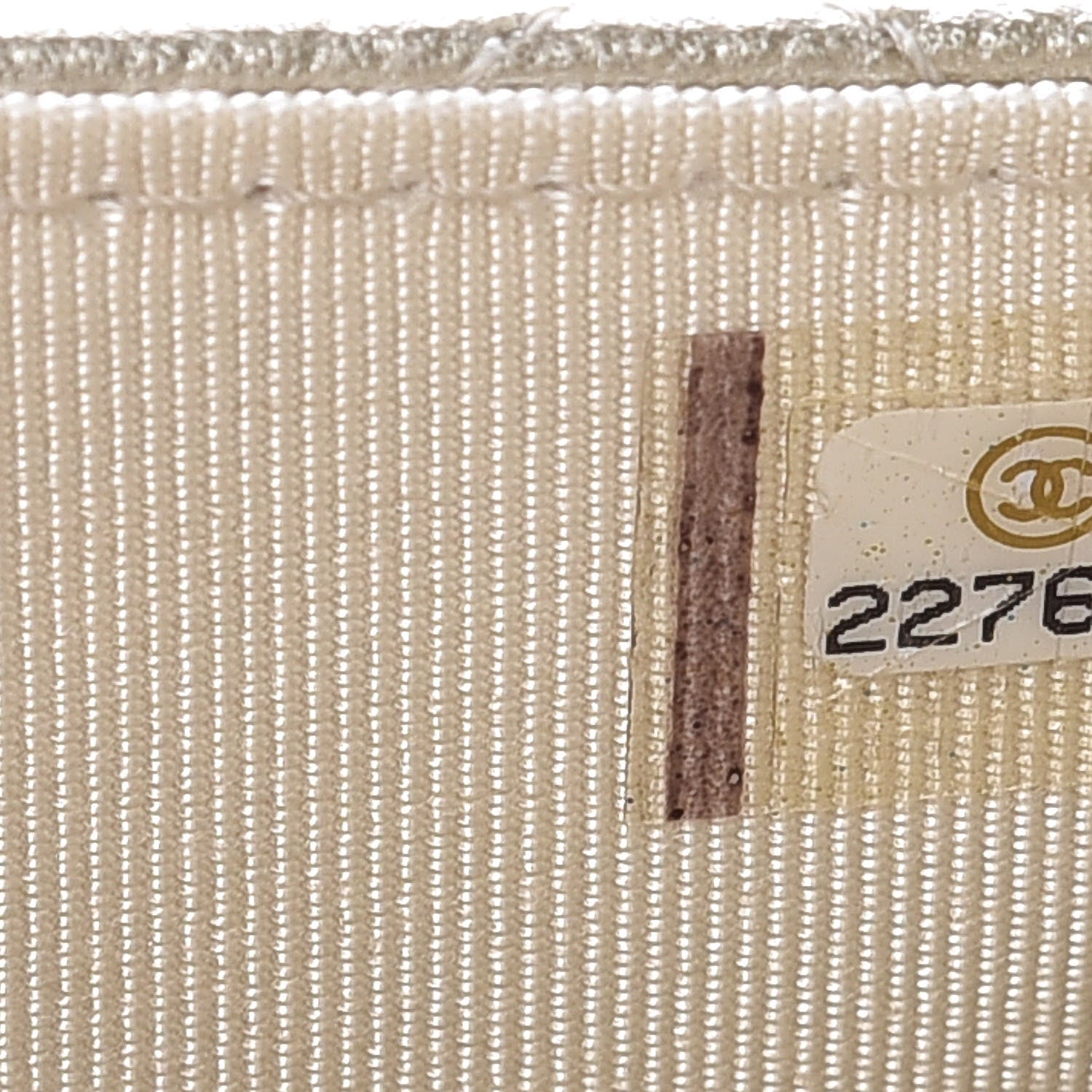 Chanel Pearly Caviar Quilted Wallet On Chain WOC Light Gold 8 of 11
