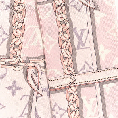 Louis Vuitton Silk Monogram Confidential Bandeau Light Pink 5 of 5