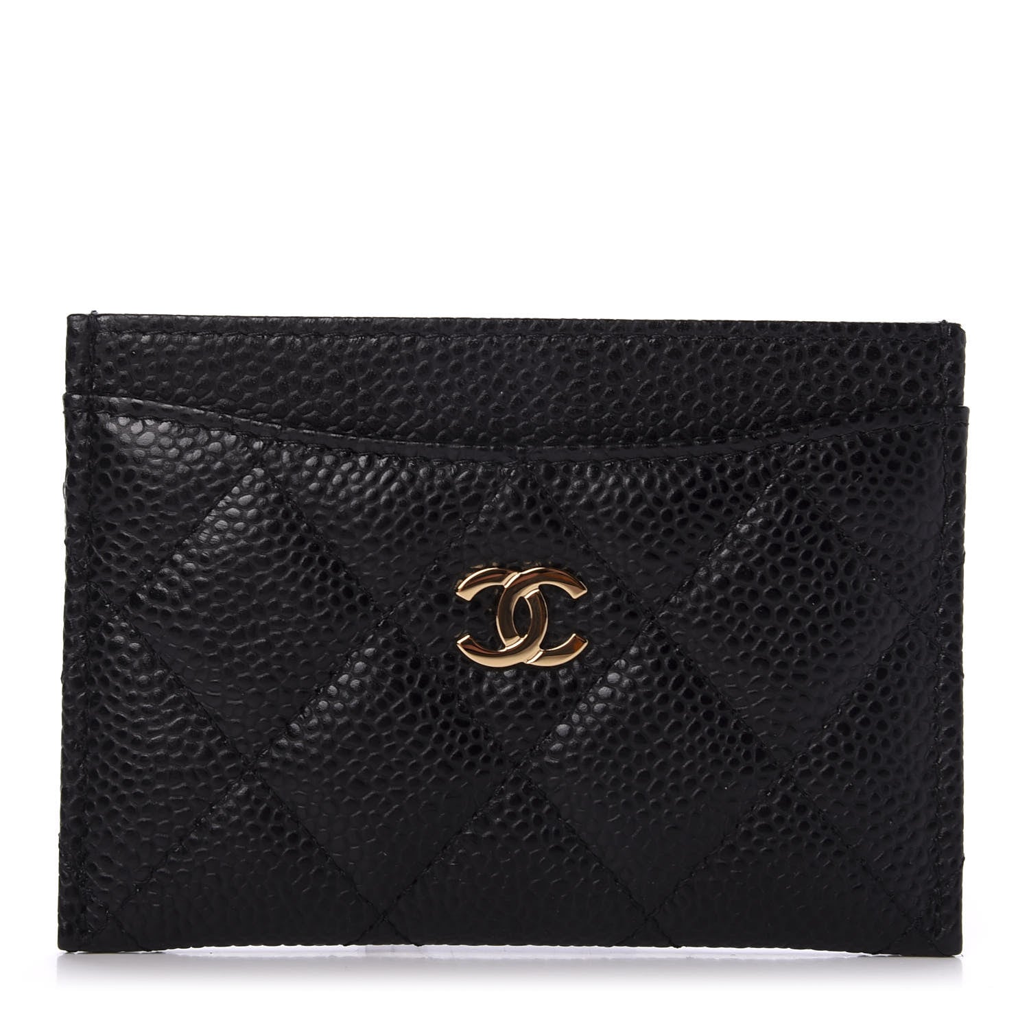 Chanel Caviar Quilted Card Holder Black 1 of 10
