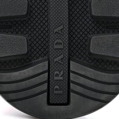 Prada Re-Nylon Piuma Metal Triangle Logo Quilted 45mm Sneakers 40 Alabastro 7 of 11