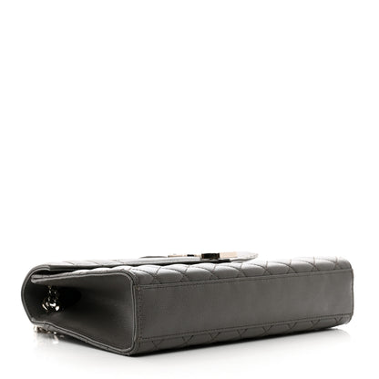 Saint Laurent Grain De Poudre Textured Mixed Matelasse Medium Triquilt Monogram Satchel Earth 4 of 12