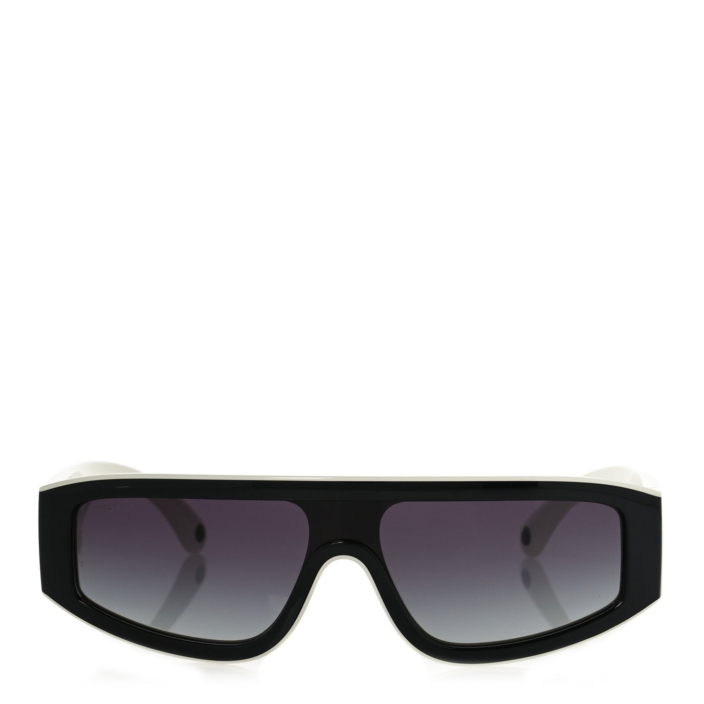 Acetate Cat Eye Sunglasses 6057 Black White