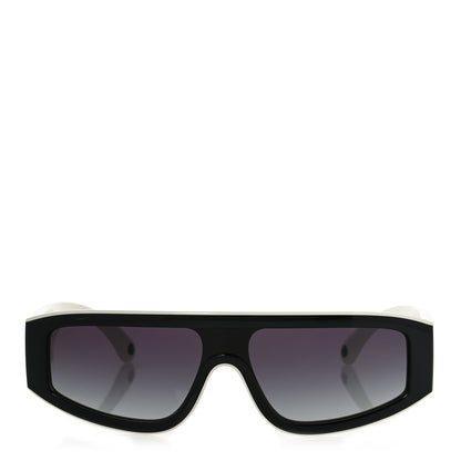 Chanel Acetate Cat Eye Sunglasses 6057 Black White 3 of 8