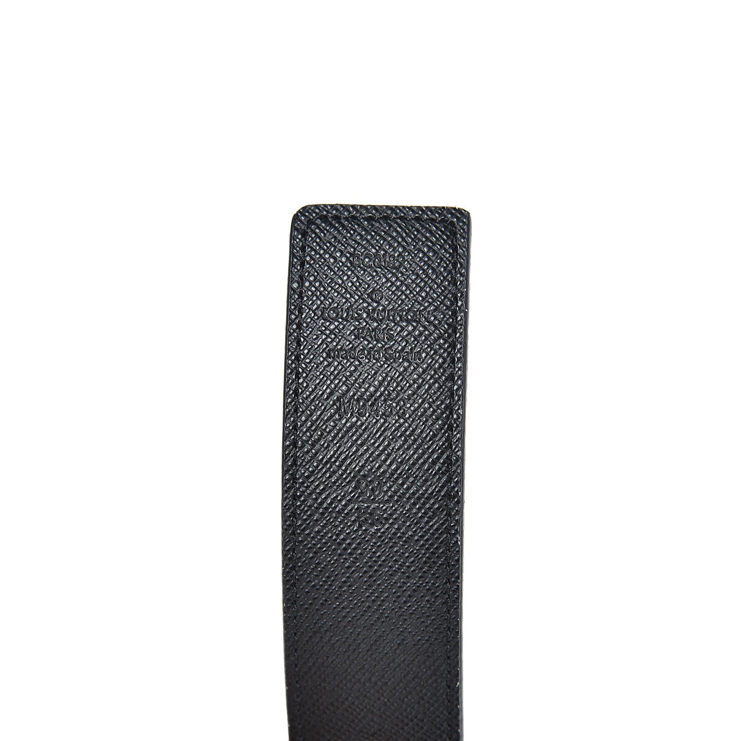 Calfskin Monogram 30mm LV Initiales Reversible Belt 90 36 Black