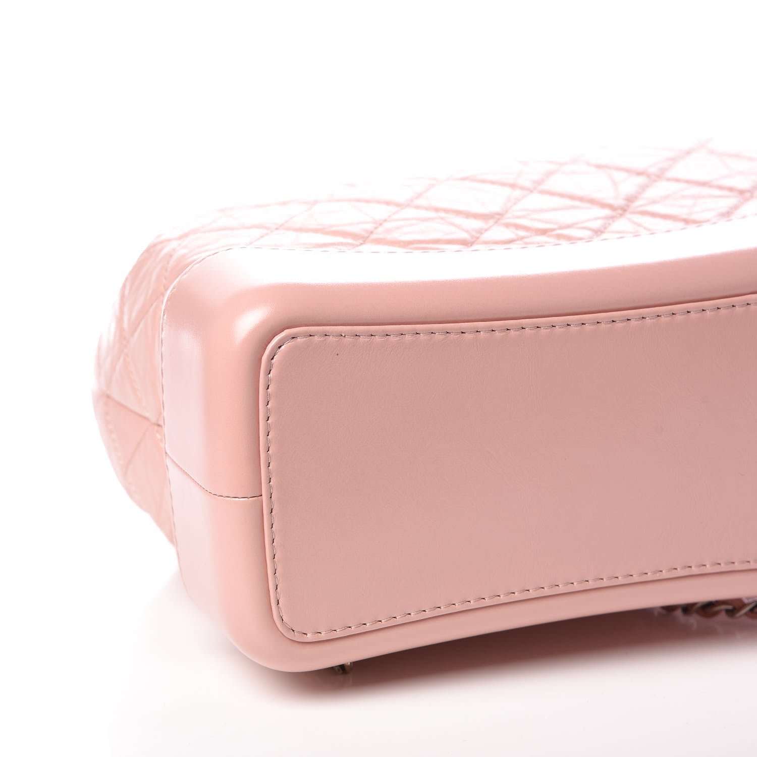 Chanel Aged Calfskin Quilted Gabrielle Backpack Light Pink 8 of 10