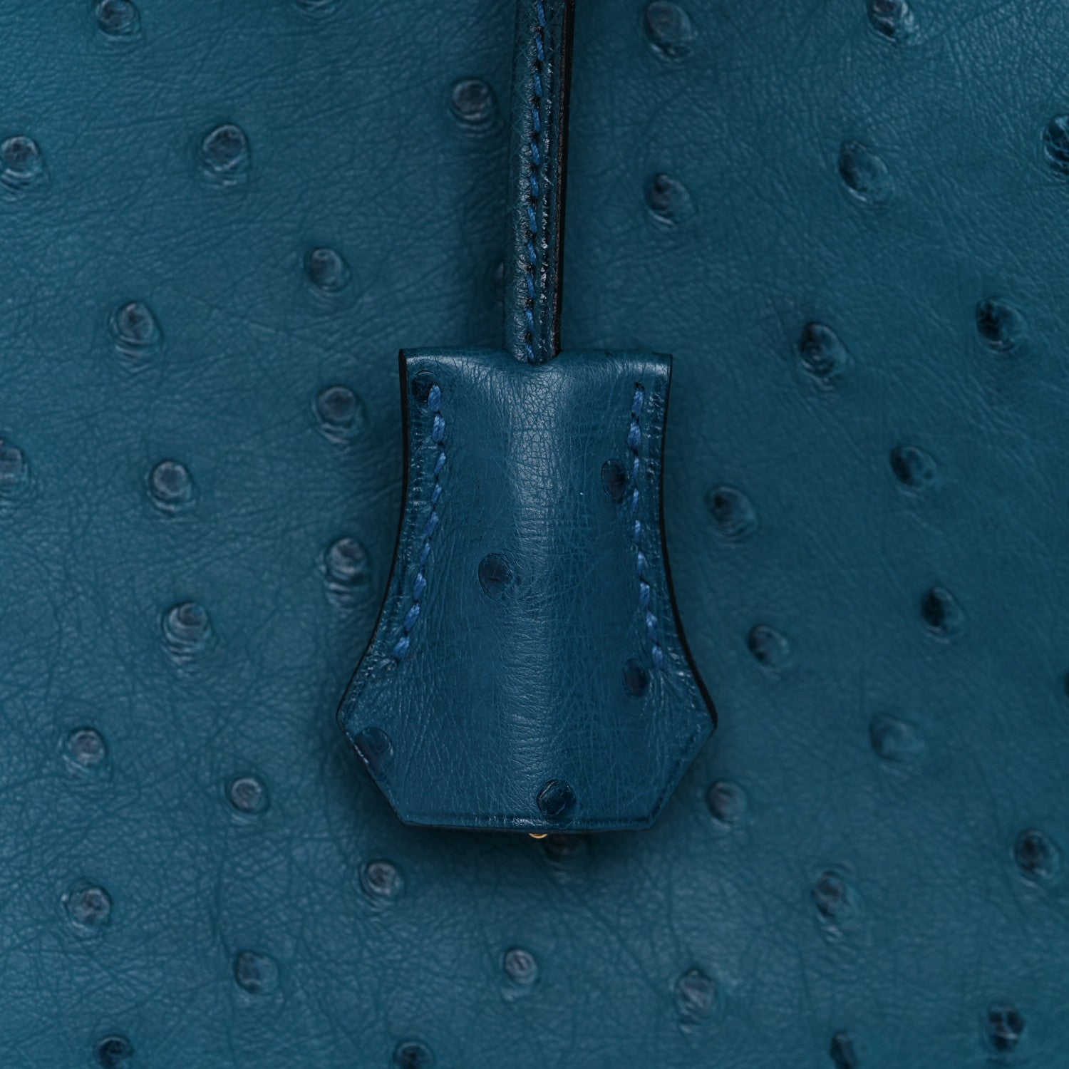 Hermes Ostrich Birkin 30 Cobalt 36 of 45