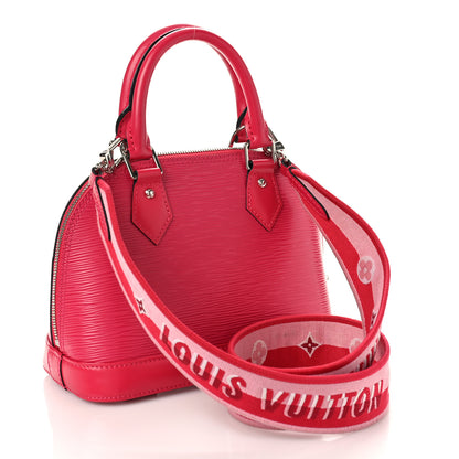 Louis Vuitton Epi Jacquard Alma BB Rose Pondicherry 3 of 8