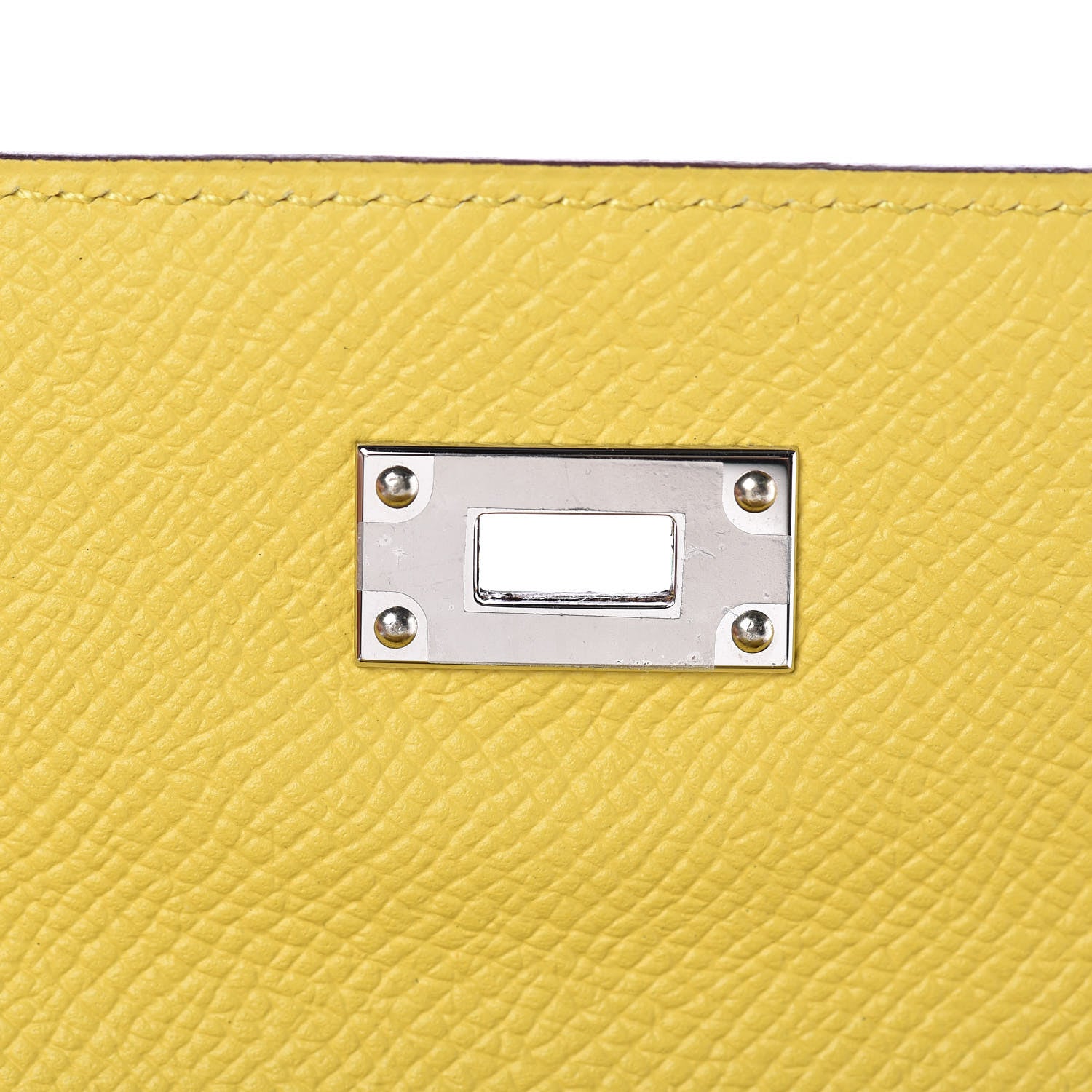 Hermes Epsom Verso Kelly Longue Wallet Mauve Sylvestre Jaune de Naples 11 of 19