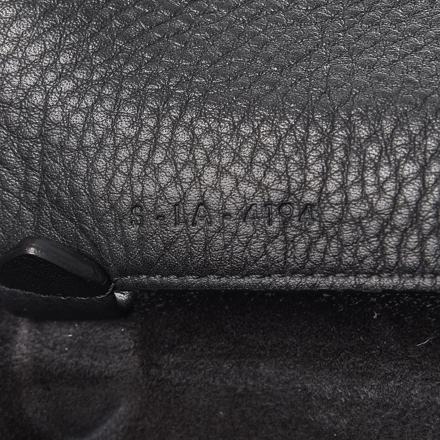 Celine Soft Grained Calfskin Small Belt Cabas Phantom Black 7 of 11