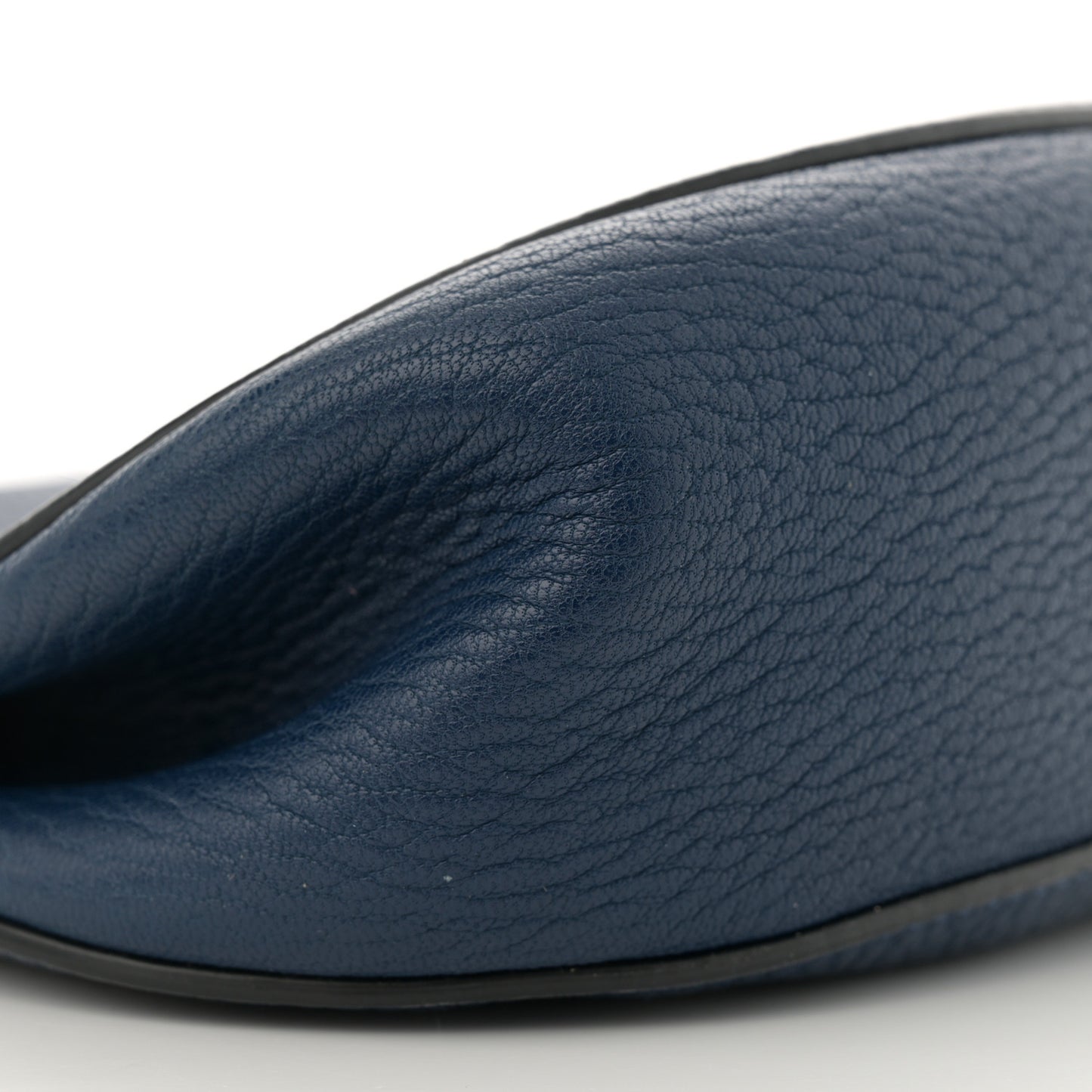 Grained Lambskin Drew Shoulder Bag Royal Navy