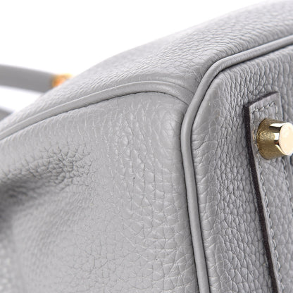 Hermes Togo Birkin 30 Gris Mouette 27 of 34