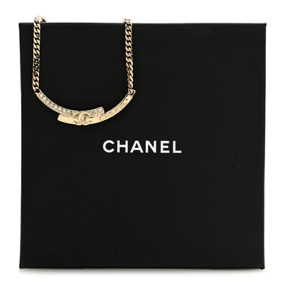 Chanel Crystal CC Choker Necklace Gold 6 of 6