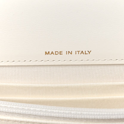 Chanel Lambskin Quilted Crystal Top Handle Rectangular Flap White 7 of 13