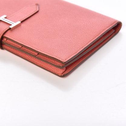 Hermes Epsom Bearn Gusset Wallet Flamingo 12 of 12
