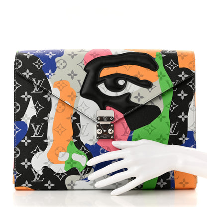 Louis Vuitton Monogram Portrait Mark Folder Laptop Sleeve Multicolor 2 of 8