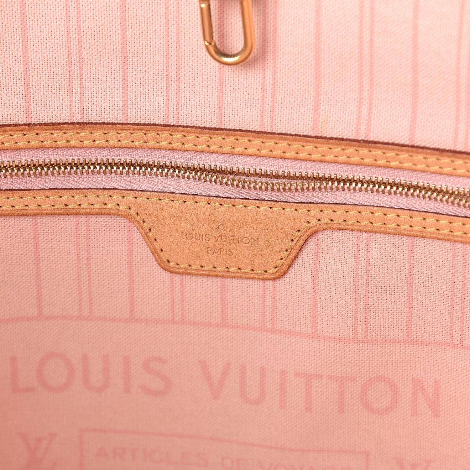 Louis Vuitton Damier Azur Neo Neverfull MM Rose Ballerine 5 of 11