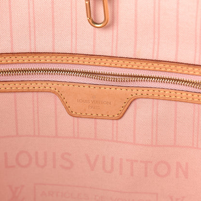 Louis Vuitton Damier Azur Neo Neverfull MM Rose Ballerine 5 of 11