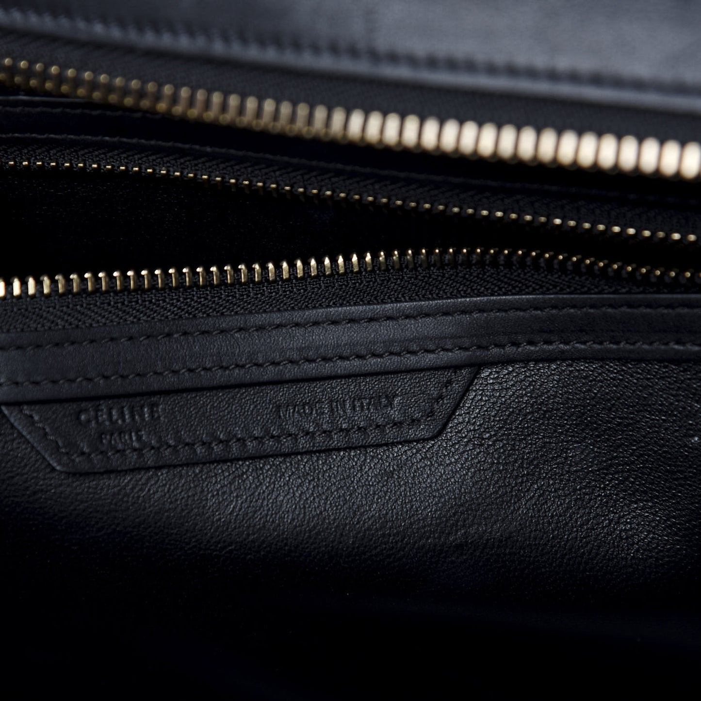 Smooth Calfskin Mini Luggage Black