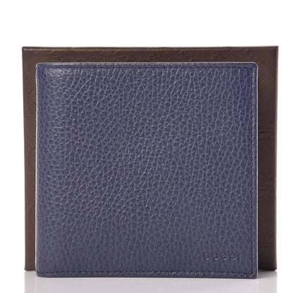 Gucci Calfskin Bi-Fold Wallet Navy 10 of 10