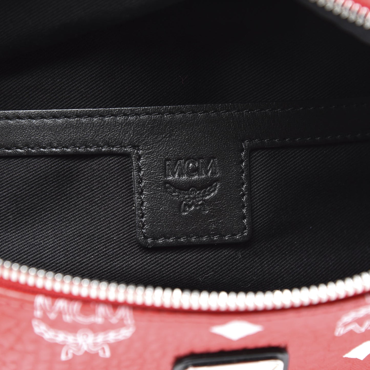 Visetos Small Fursten Belt Bag Red