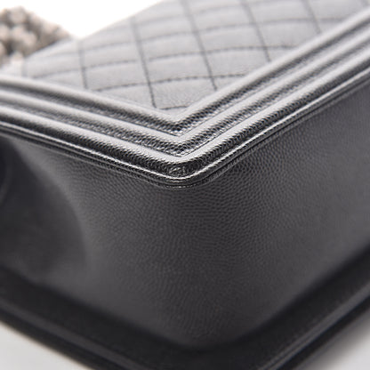 Chanel Caviar Quilted Medium Boy Flap Black 12 of 12