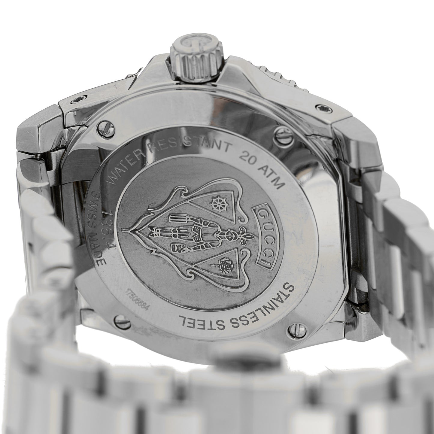 Stainless Steel 32mm Dive Quartz Watch White