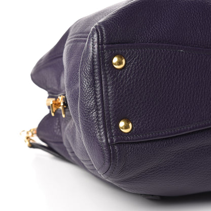 Miu Miu Vitello Daino Tote Uva 10 of 11