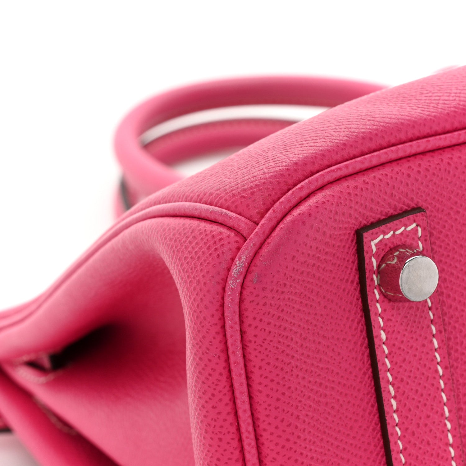 Hermes Epsom Candy Birkin 30 Rose Tyrien Rubis 11 of 12