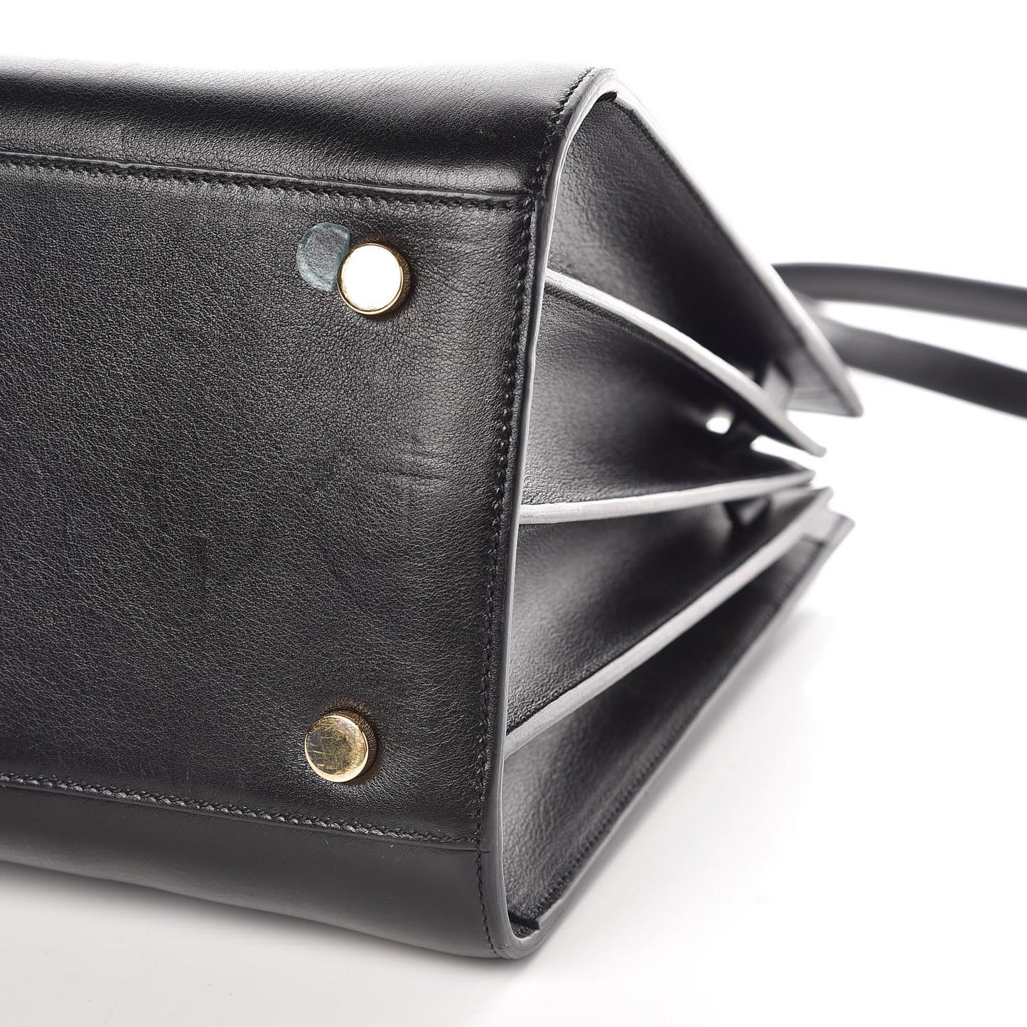 Calfskin Small Sac De Jour Black