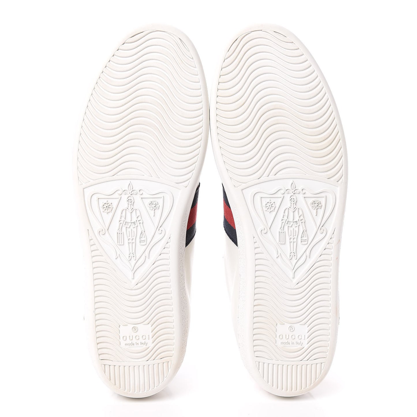 Calfskin Nappa Web LOVED Embroidered Womens Ace Sneakers 40 White Red Flame Notte