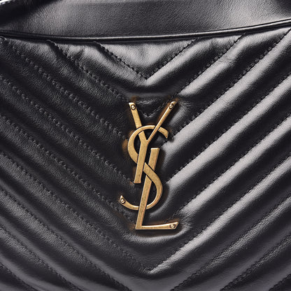 Saint Laurent Calfskin Matelasse Monogram Lou Camera Bag Black 11 of 11