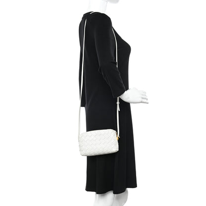 Bottega Veneta Nappa Intrecciato Crossbody White 2 of 12