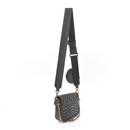 Louis Vuitton Calfskin New Wave Multi Pochette Black 3 of 10