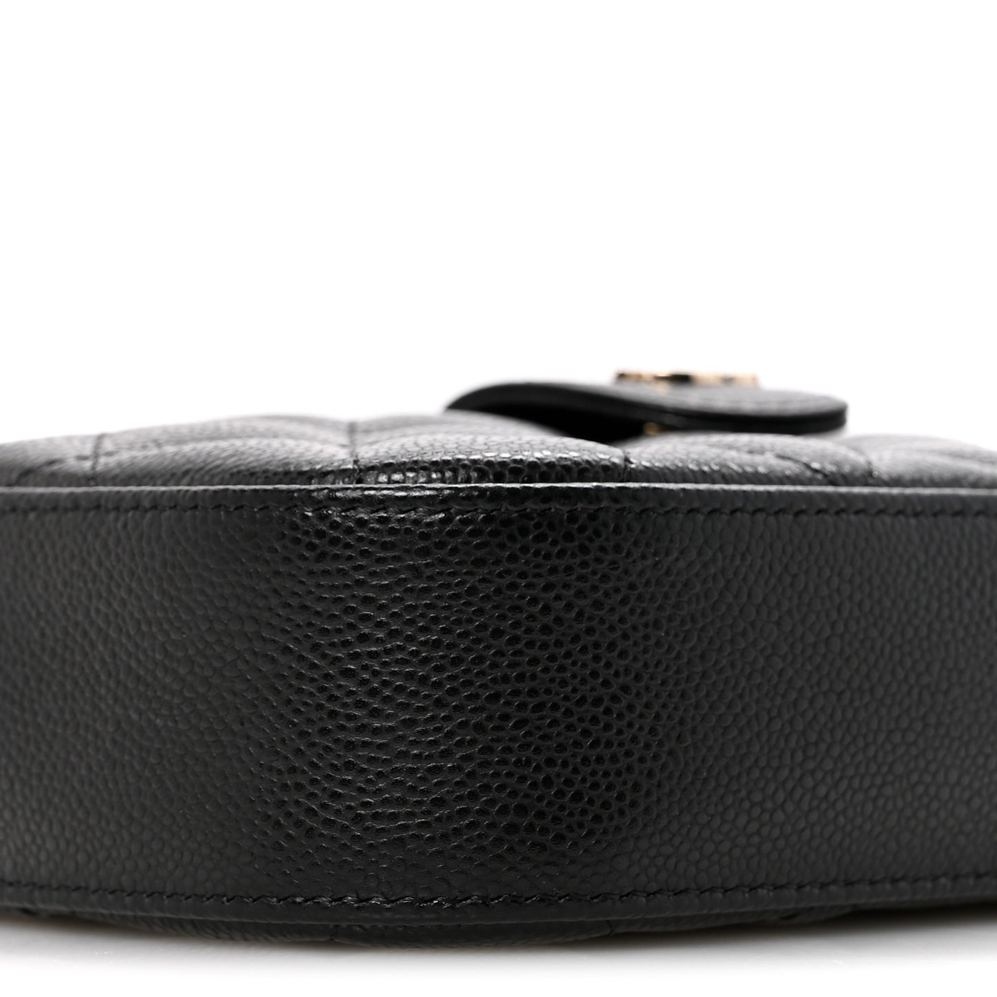 Caviar Quilted Chain Camera Bag Black