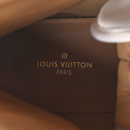 Louis Vuitton Calfskin Monogram Rivoli High Top Sneakers 10 Orange 9 of 9