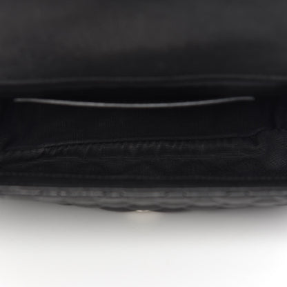 Saint Laurent Sheepskin Tri-Quilt Monogram Medium College Bag Black 8 of 18